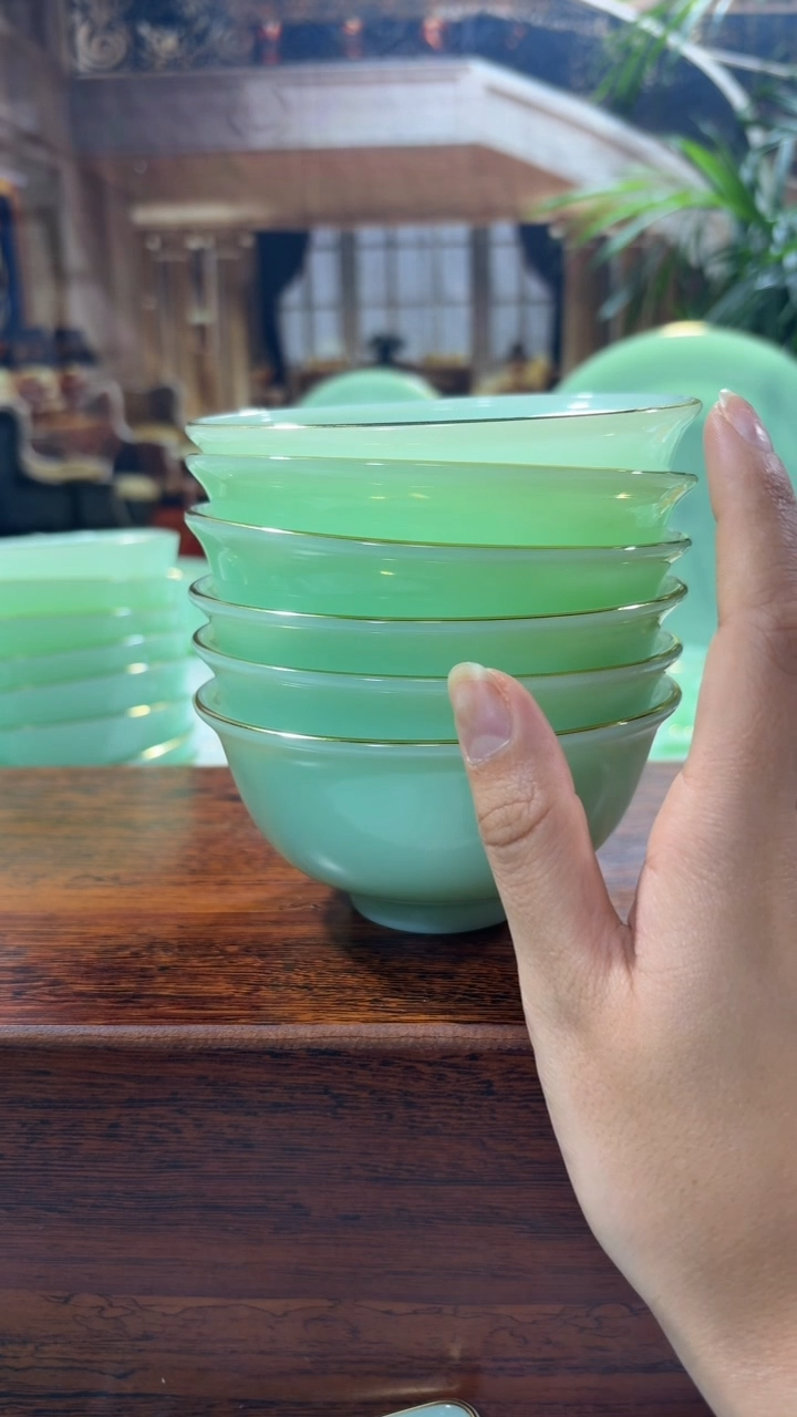 【闪购商品】.... 4.5英寸玉瓷碗6个口径11.5厘米