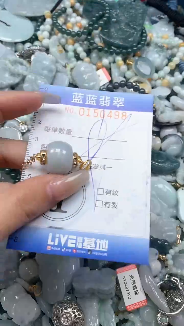 【闪购商品】翡翠颈饰未镶嵌闪购0150498多样性发其一