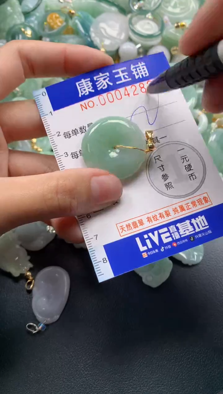 颈饰未镶嵌翡翠4282