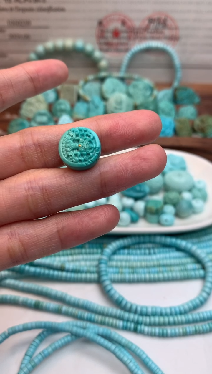 未镶嵌绿松石牌子G*J牌子