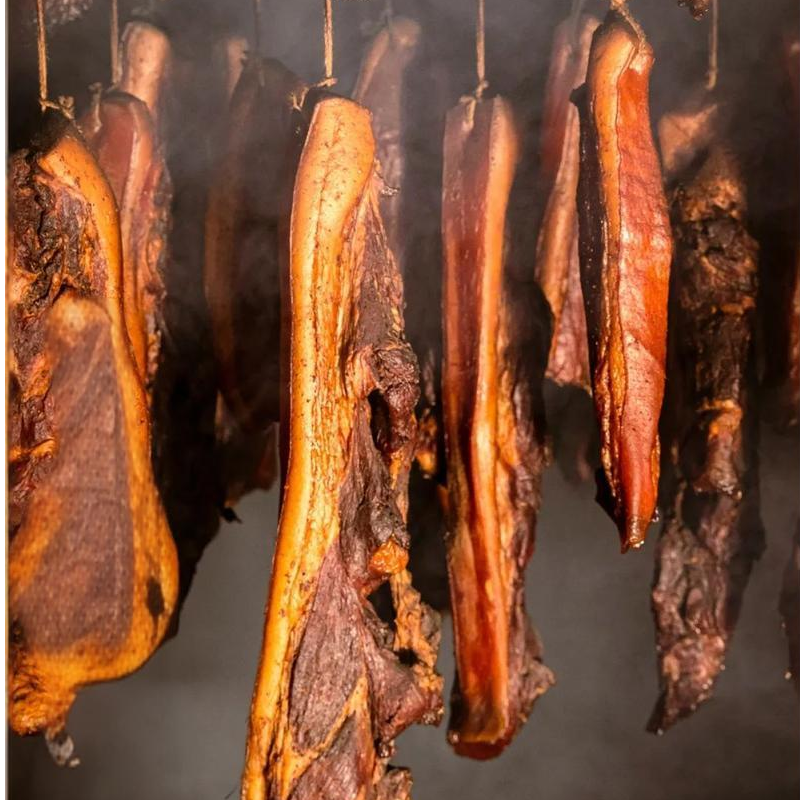 江西正宗土猪腊肉烟熏肉黑猪腊肉五花肉农家腊肉杭猪腊肉单包200g