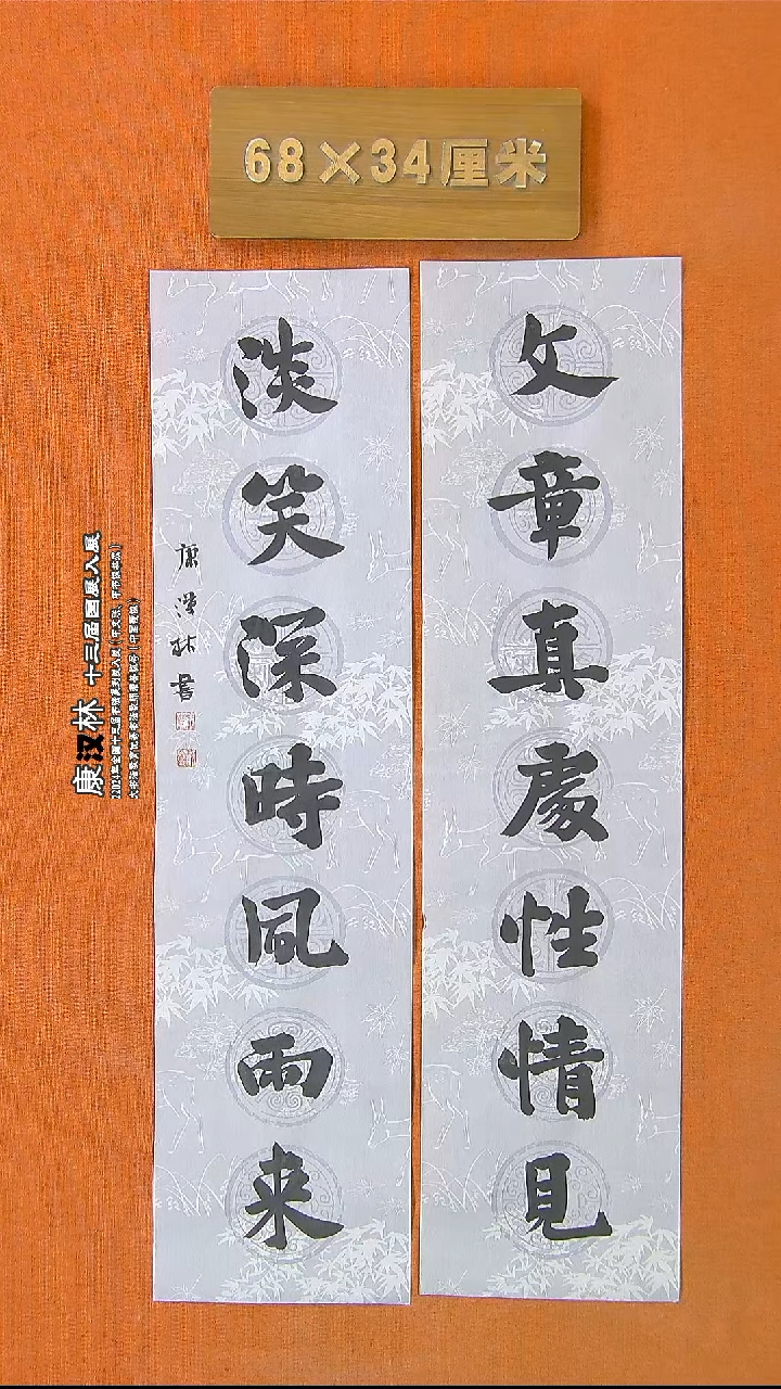 【闪购商品】书法124康汉林书法作品