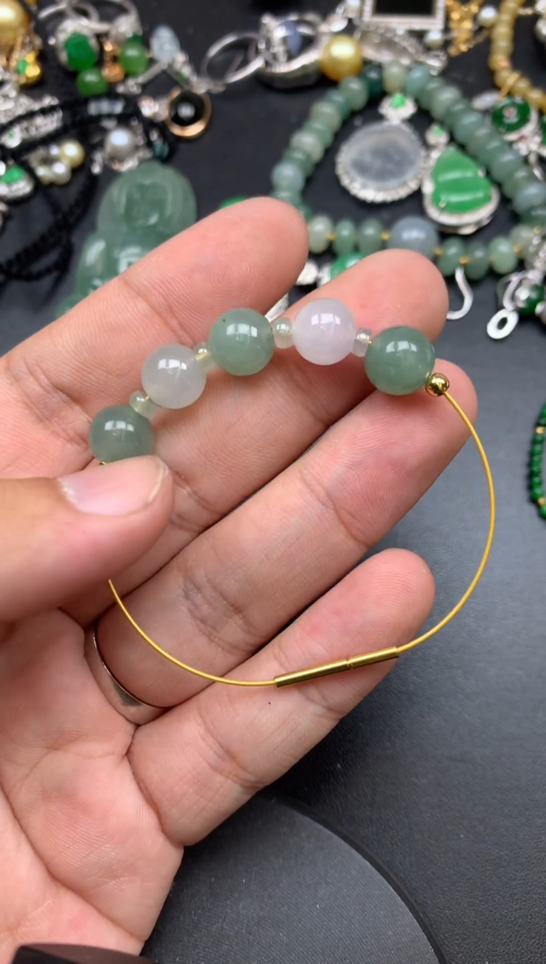 颈饰未镶嵌翡翠平常心商品不退不换