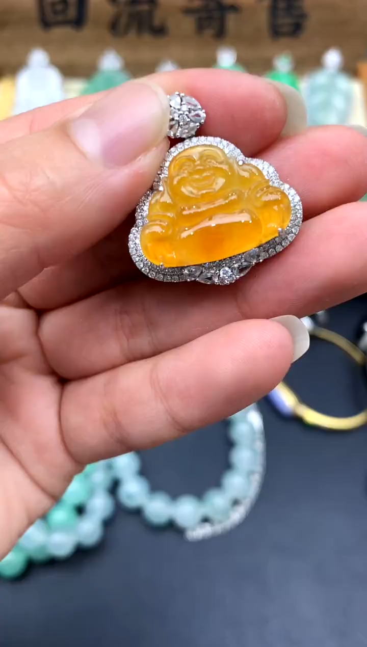 【闪购商品】翡翠颈饰18K金镶嵌328-中国好珍宝