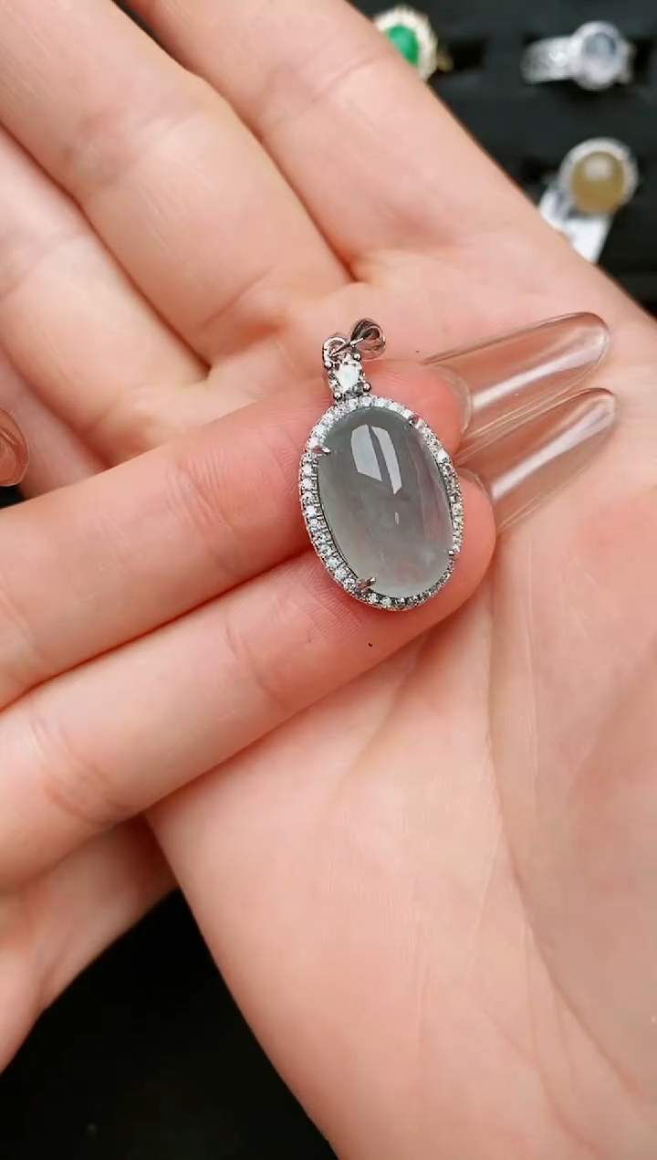 【闪购商品】翡翠戒指银S925镶嵌......