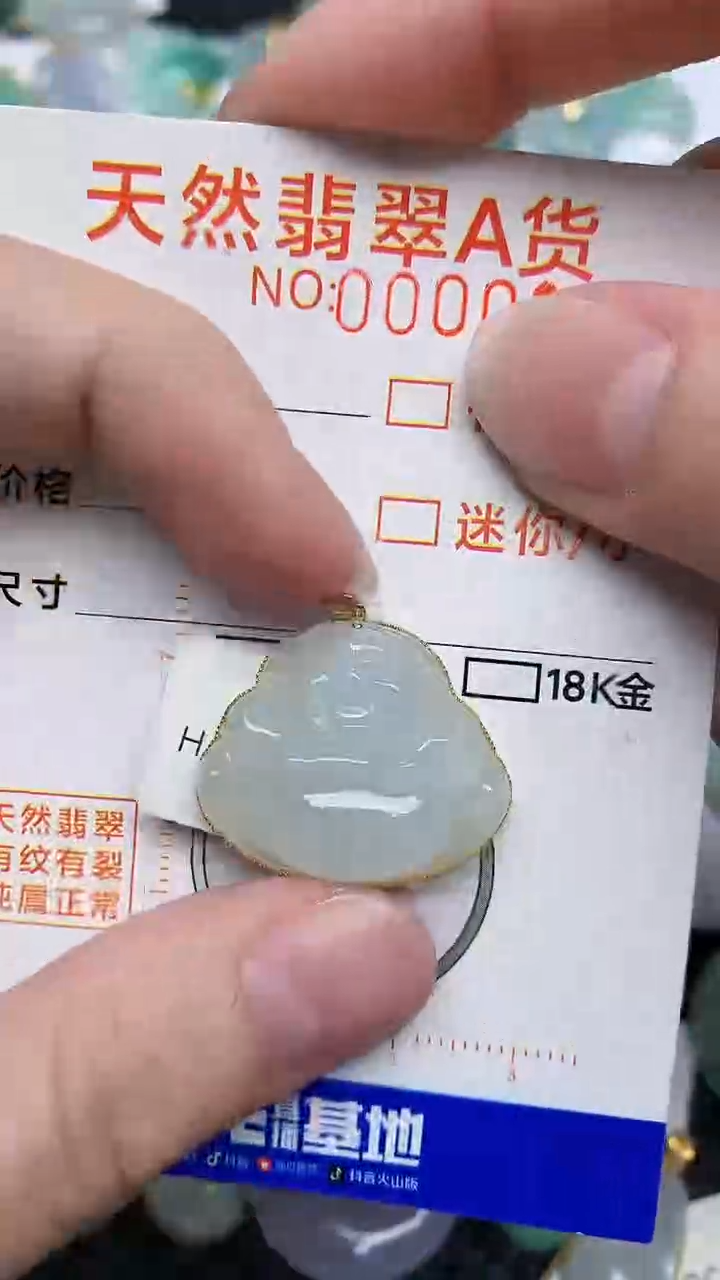 【闪购商品】翡翠颈饰18K金镶嵌15345345345