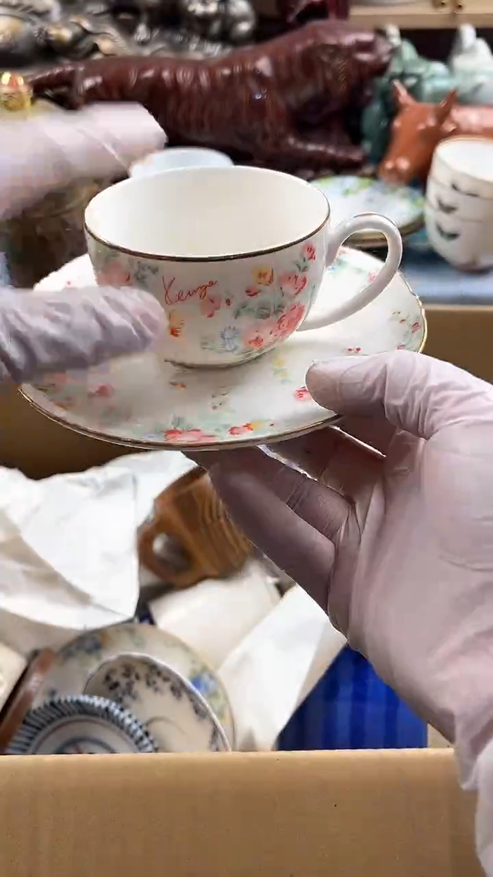 瓷片英歌瓷器满19.9包邮