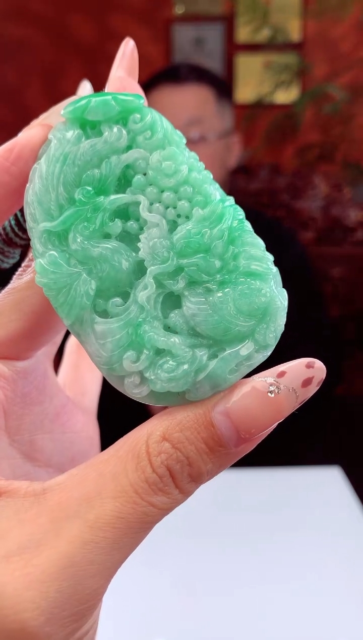 【闪购商品】定制翡翠未镶嵌挂件发货（拍一发一）