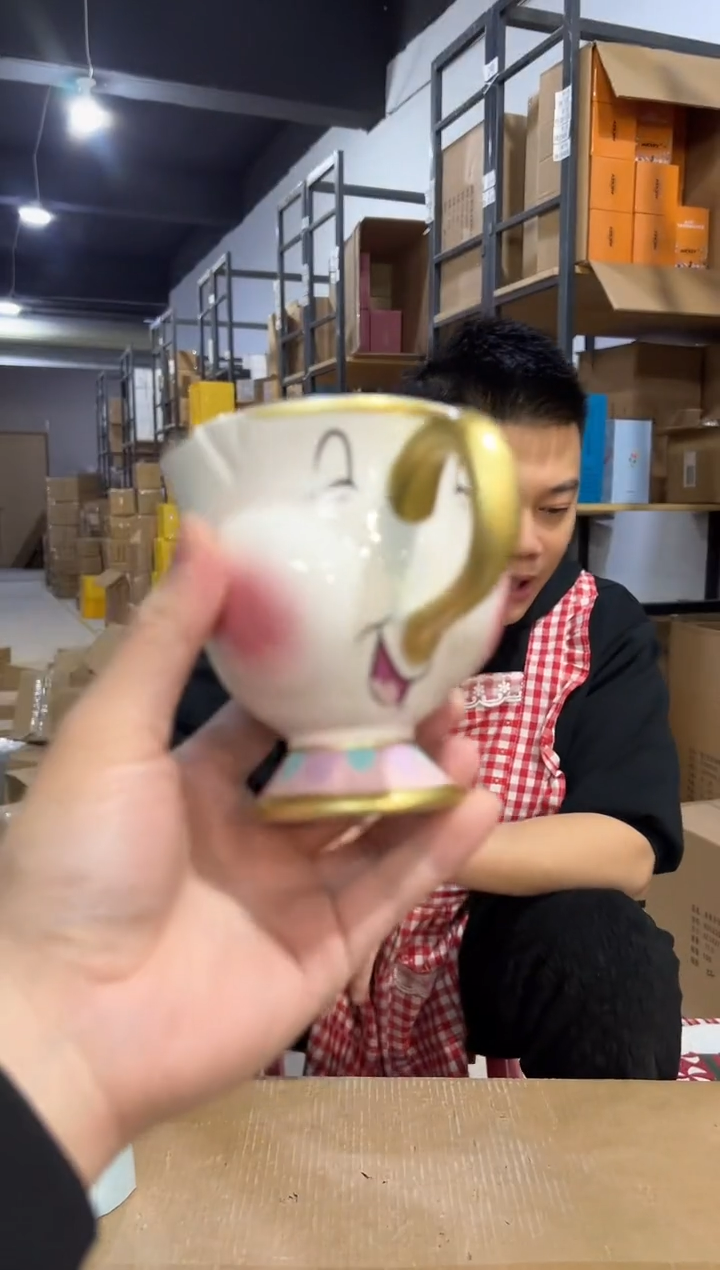 【闪购商品】杯陶瓷杯微笑阿奇杯