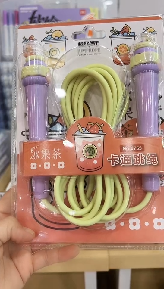 格致诚正6753卡通跳绳3m可调节_冰果茶(5卡)