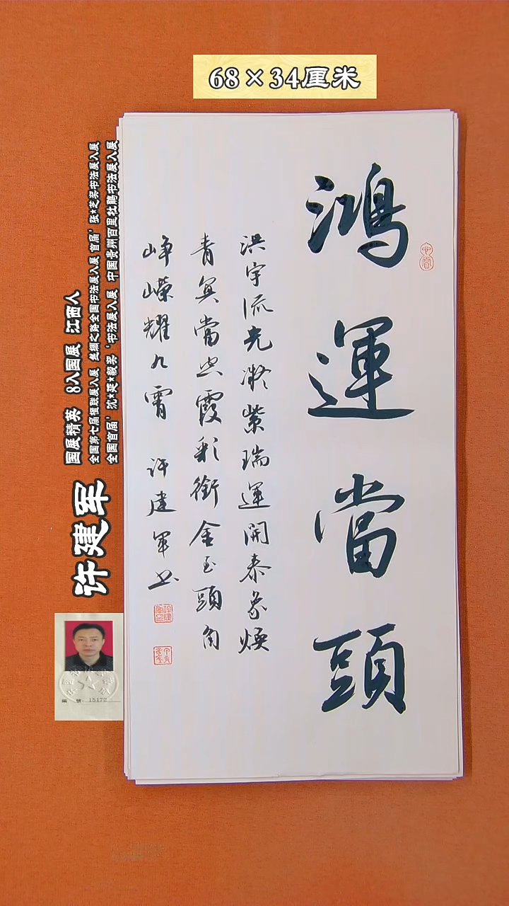 书法211X许建军 书法作品 