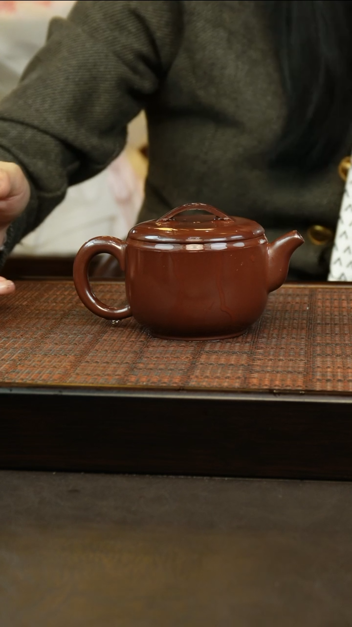 【闪购商品】坭兴陶 纯手工 光素器 汉瓦100cc