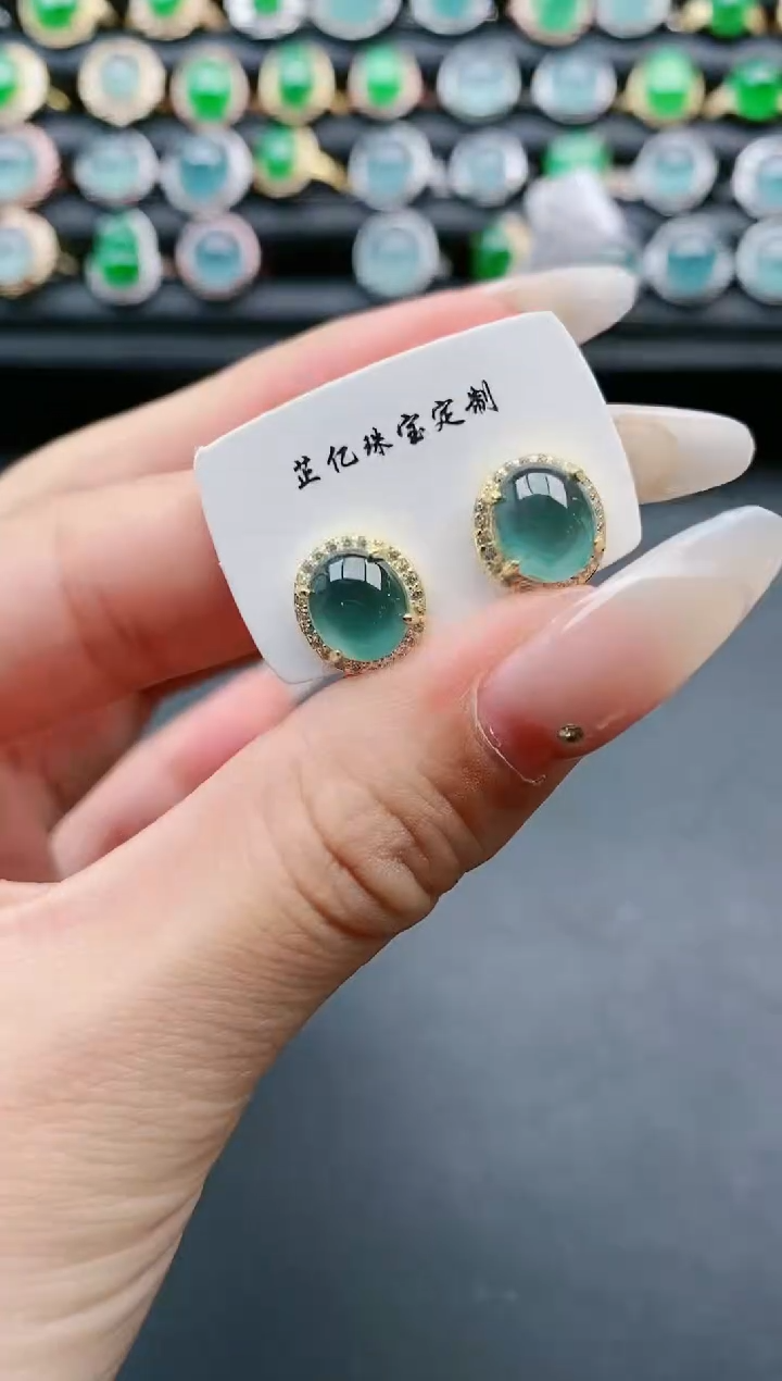【闪购商品】翡翠戒指银S925镶嵌111111111111111