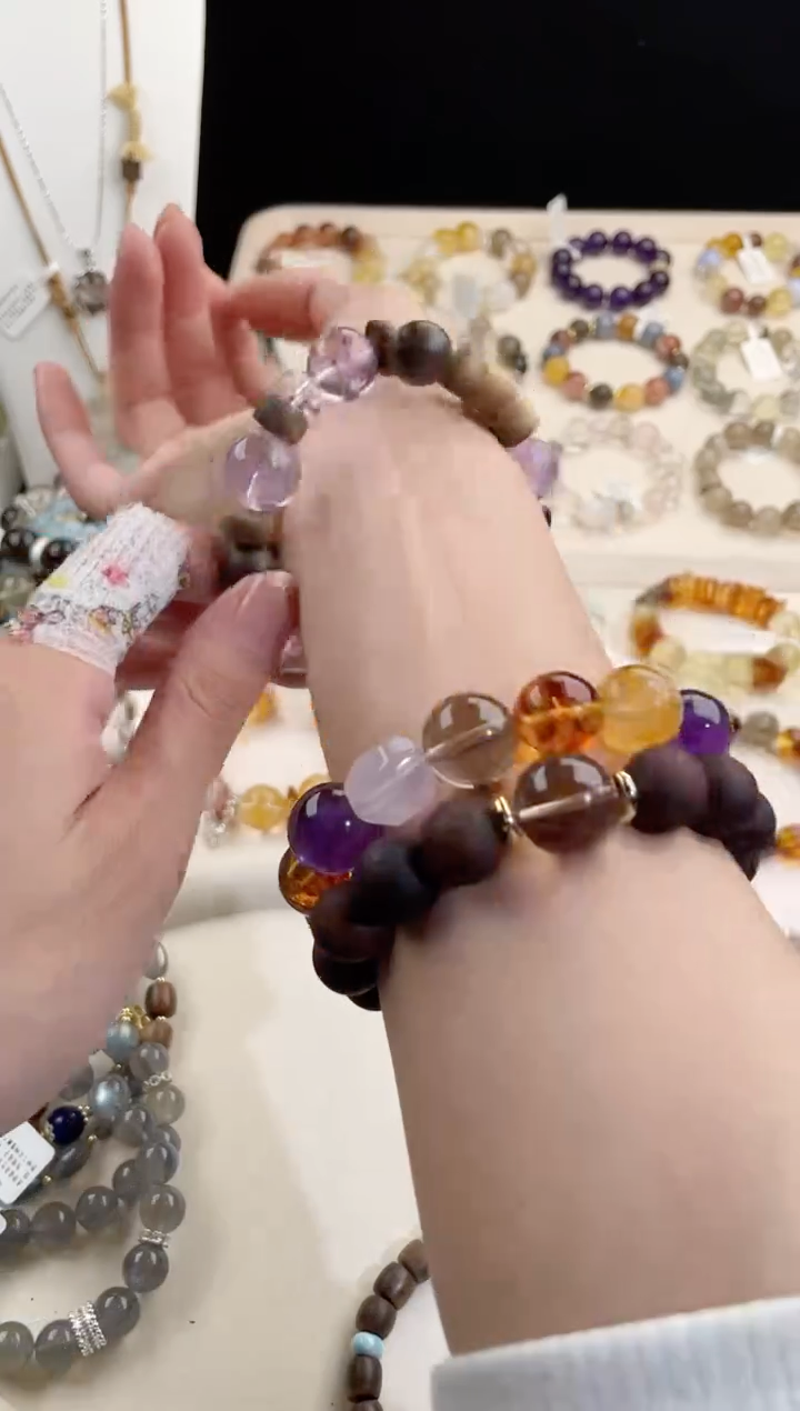 未镶嵌手串水晶天然水晶多宝手串（拍2单）