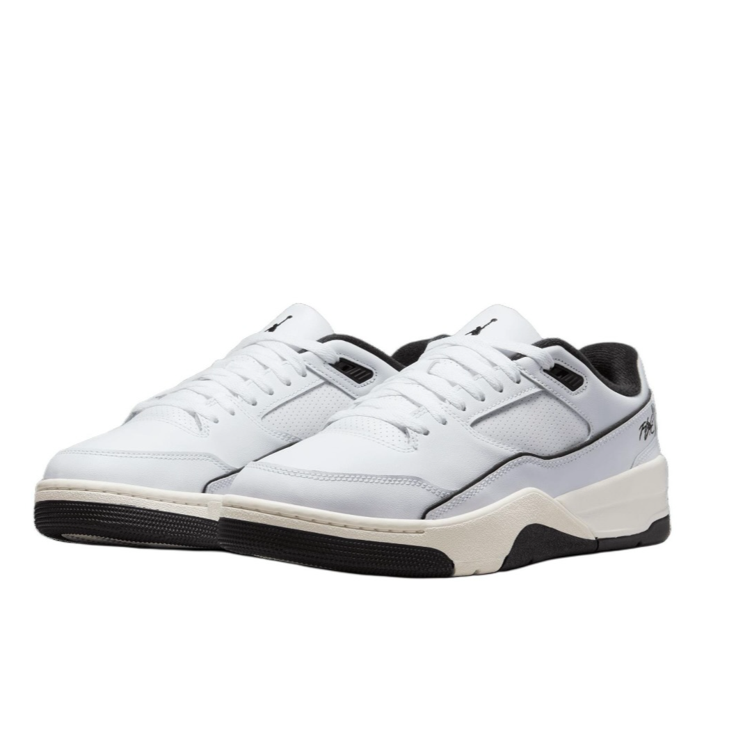 【西安开元NIKE正品保证】AJ FLIGHT COURT低帮黑白 男鞋HF3255-100