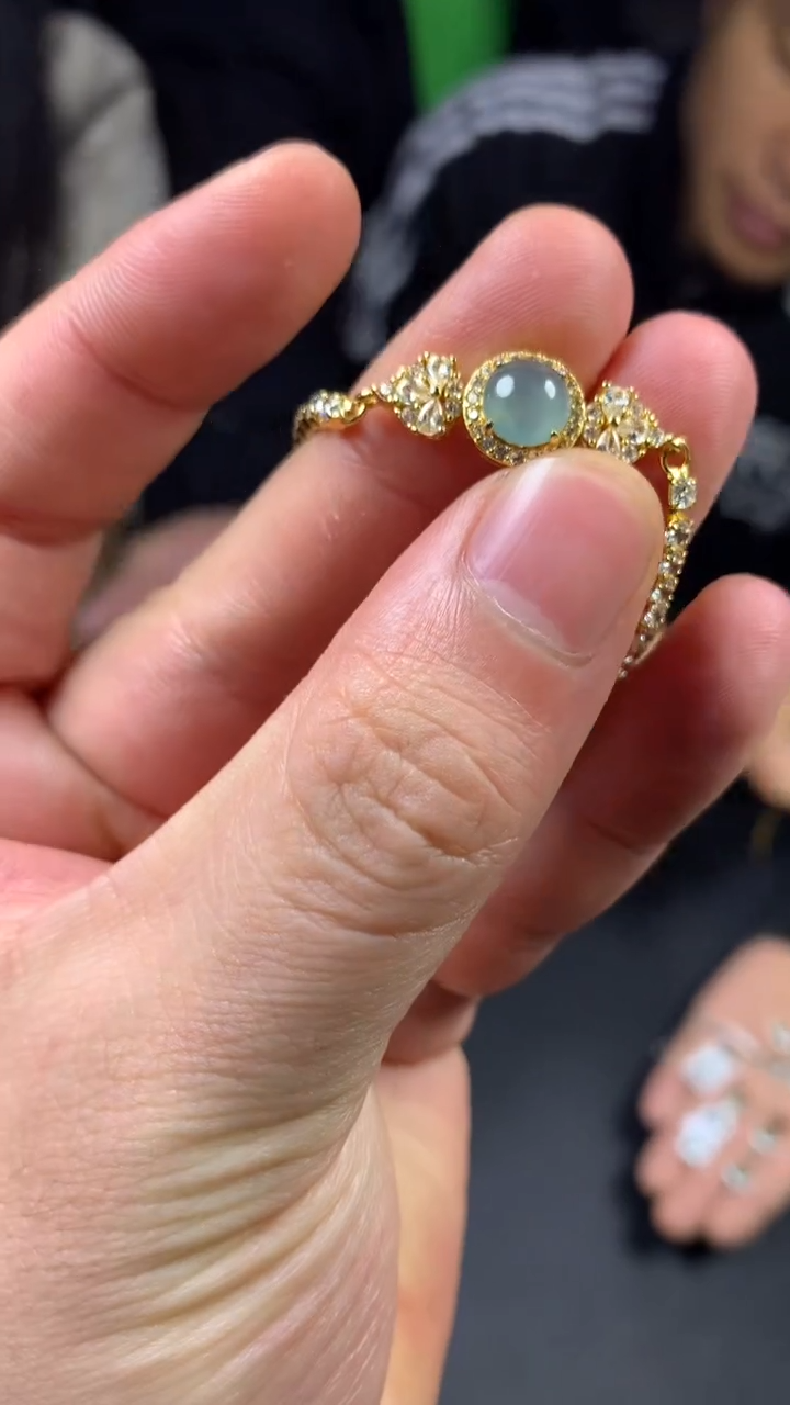 【闪购商品】翡翠手链未镶嵌0698921646/多样性发一