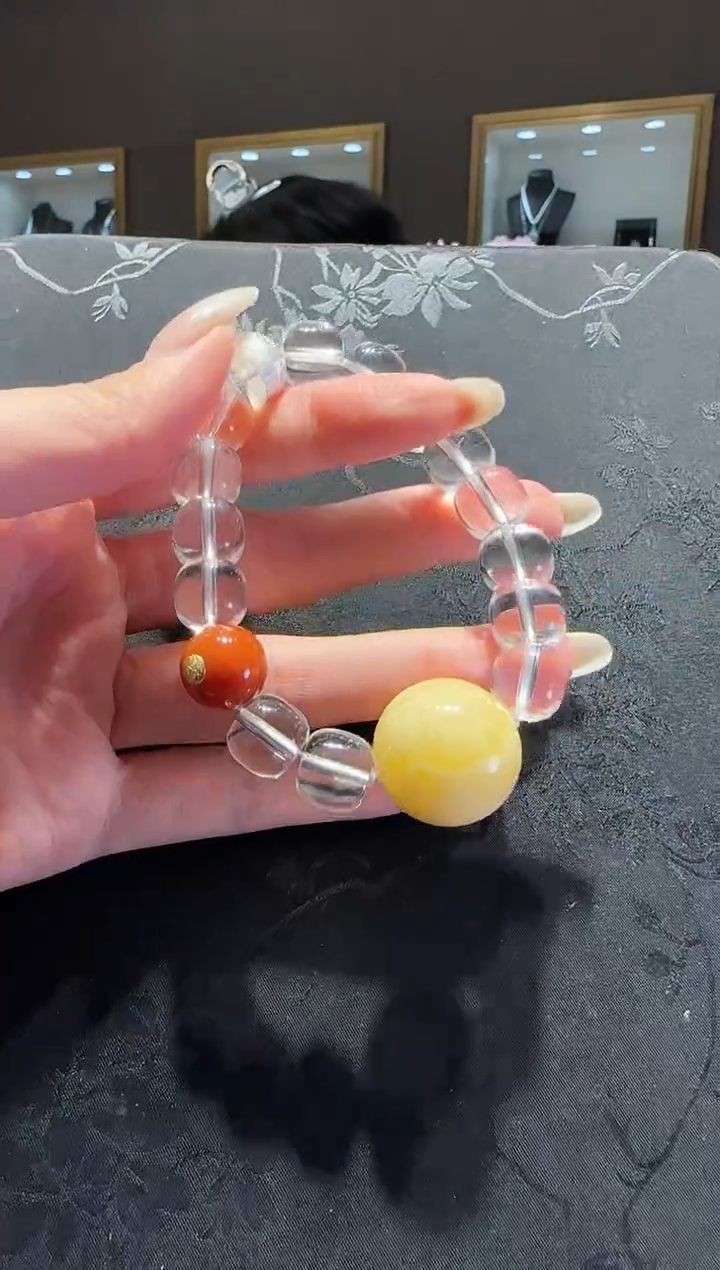 【闪购商品】水晶手串未镶嵌水晶手串设计款