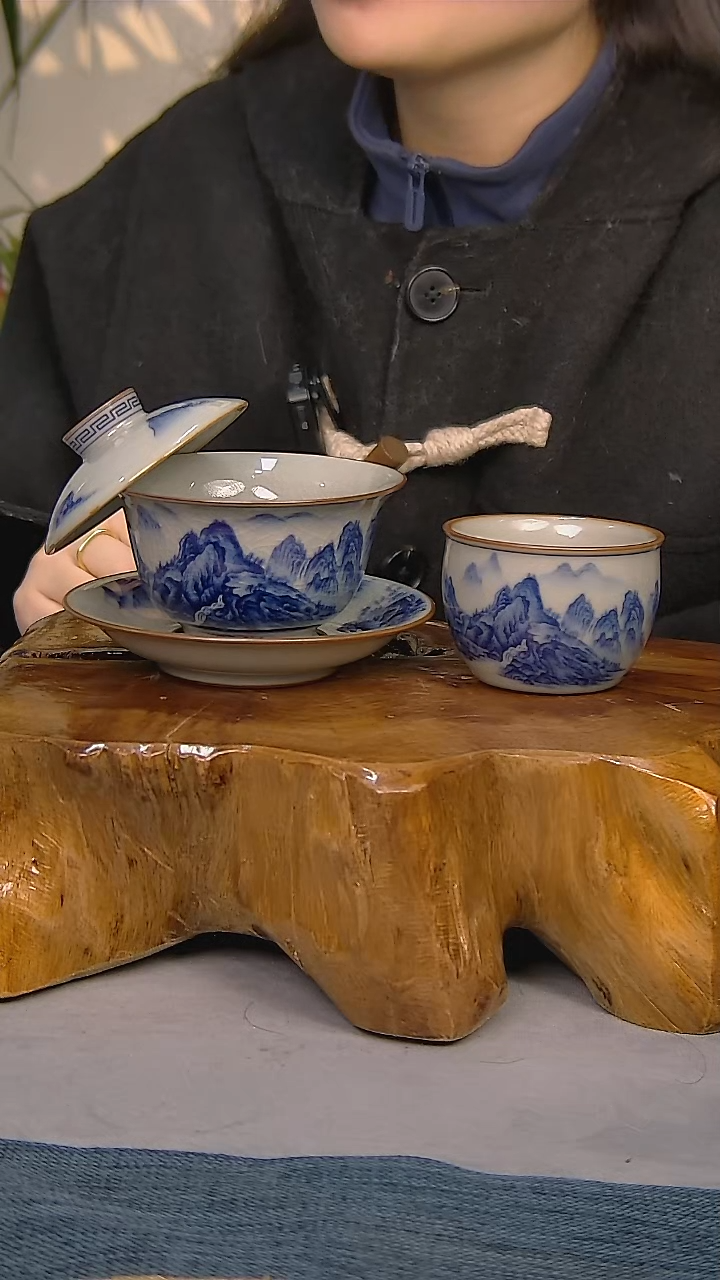 【闪购商品】2件套陶瓷茶具家用简装系列