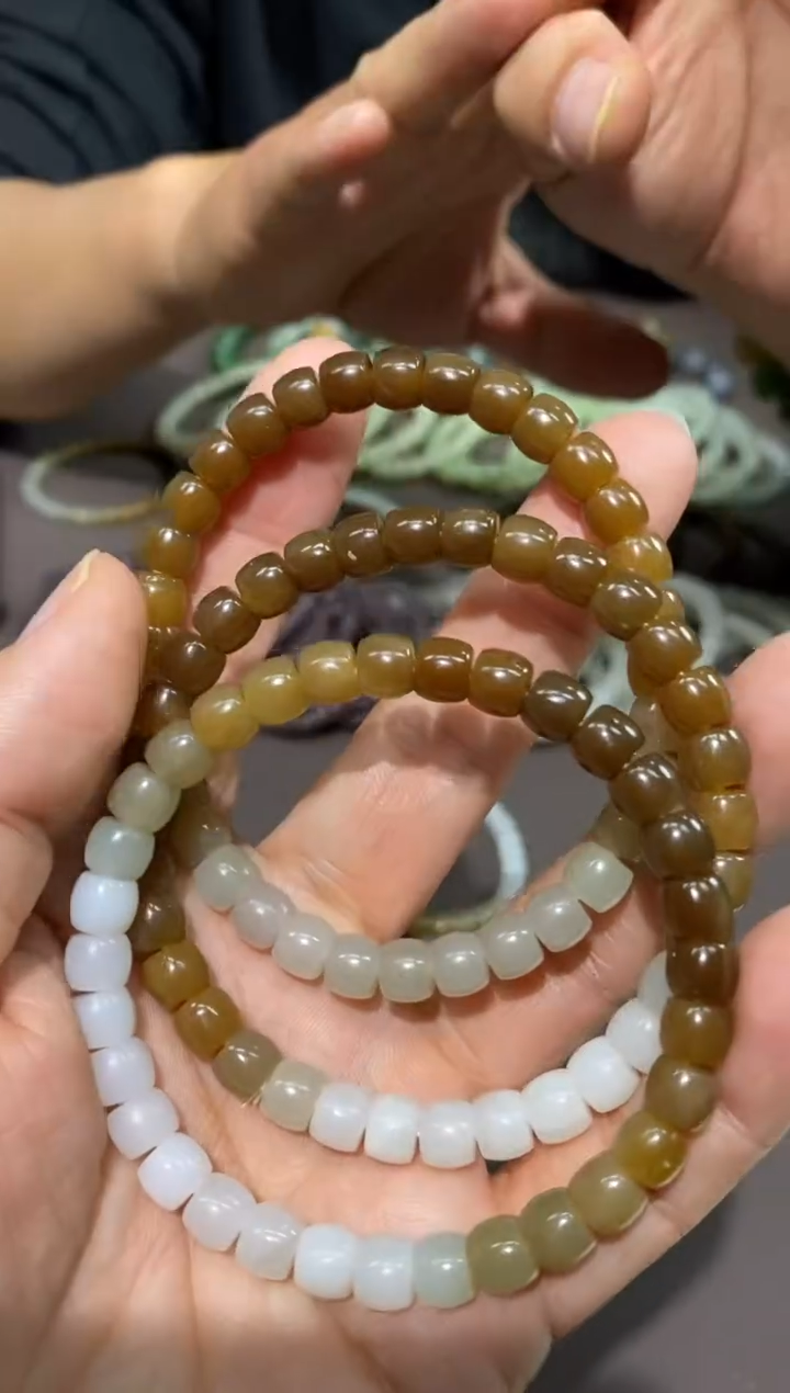 【闪购商品】和田玉手链未镶嵌颜色多样性发货拍一发一