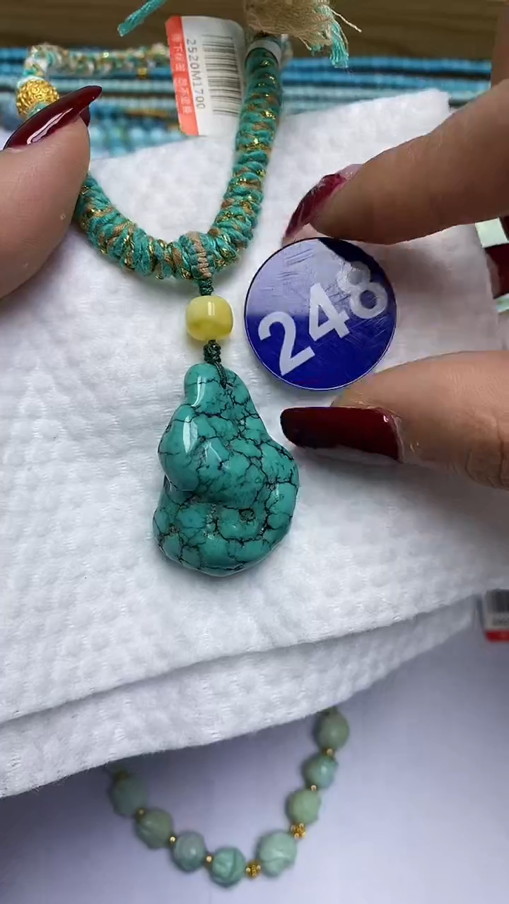 【闪购商品】绿松石项链未镶嵌248