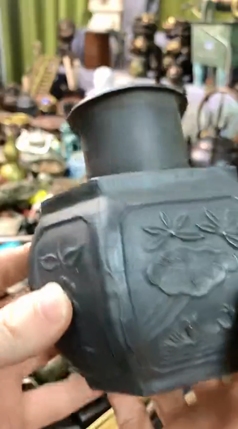 【闪购商品】一物一拍编号六角锡茶叶罐