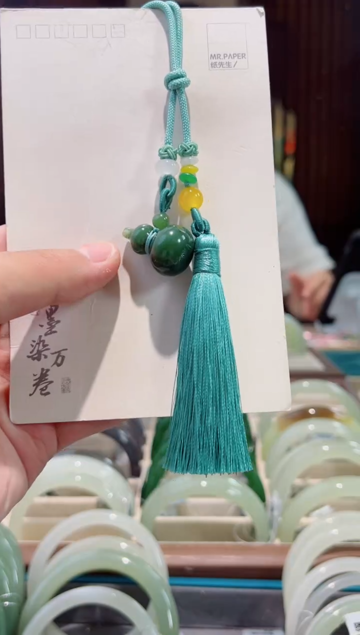 吊坠(不含链)未镶嵌和田玉碧玉葫芦