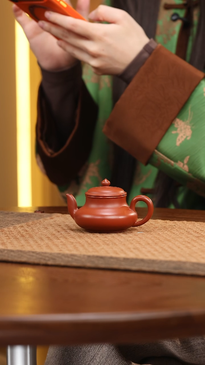 茶壶紫砂赵庄鹅黄朱泥君德壶100cc