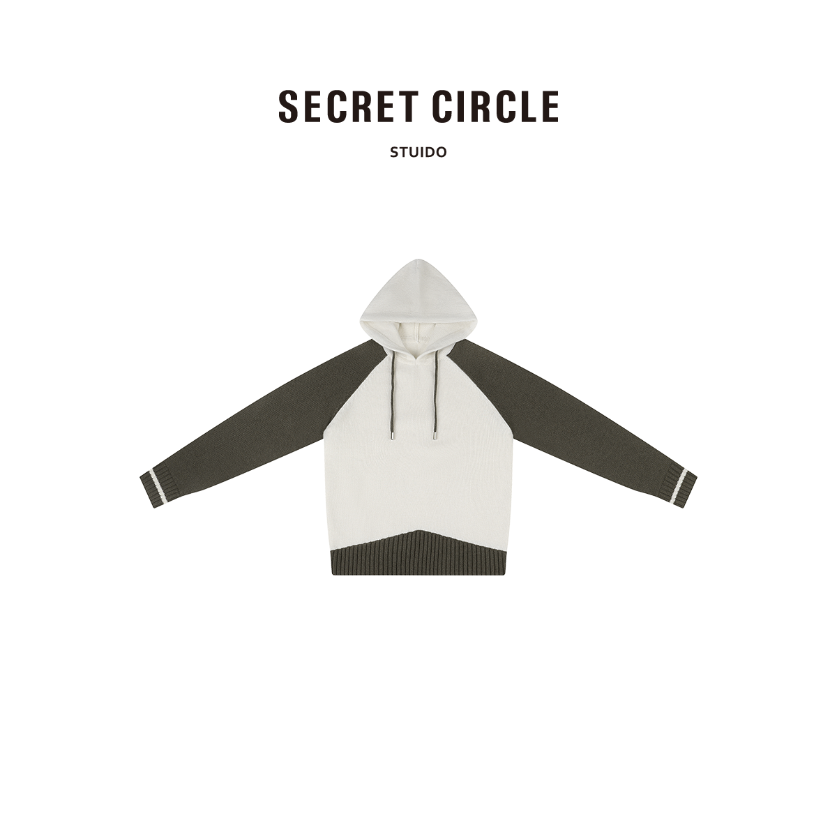 【楚铃专属】 · 100羊毛插肩拼色针织50027