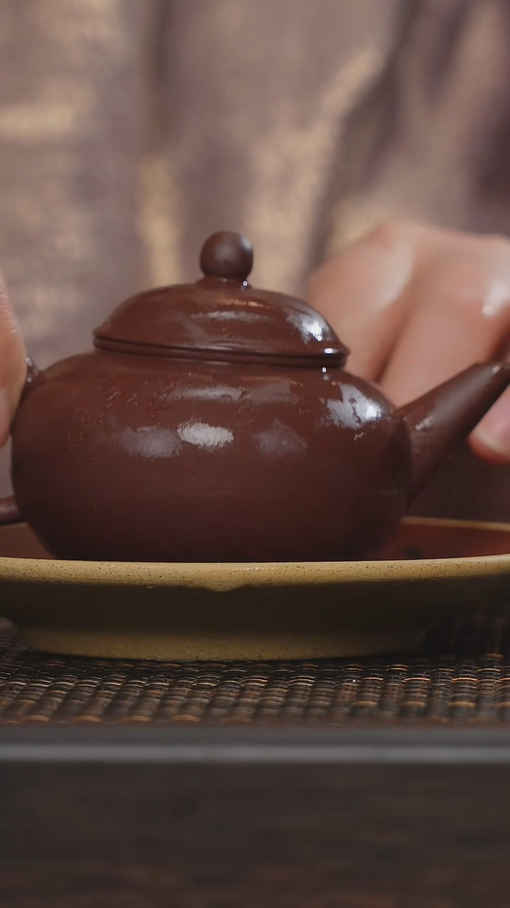 【闪购商品】紫砂茶杯非遗茶器-水平壶（壶承）