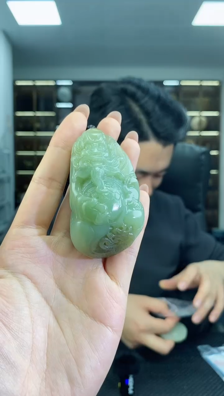 【闪购商品】和田玉颈饰未镶嵌钟馗手把件清货4