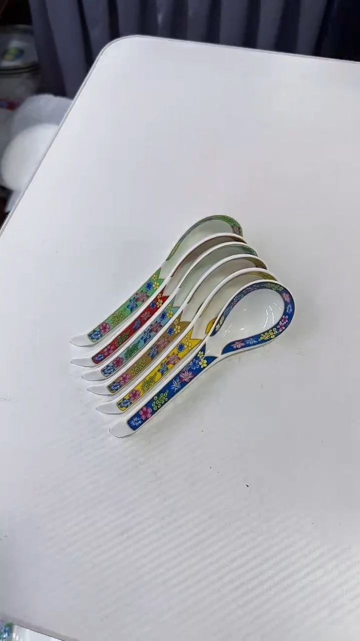 【闪购商品】瓷片天鹅勺6个景德镇