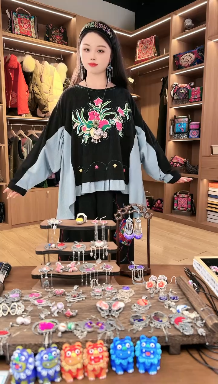 【闪购商品】织绣L590黔东南苗族刺绣