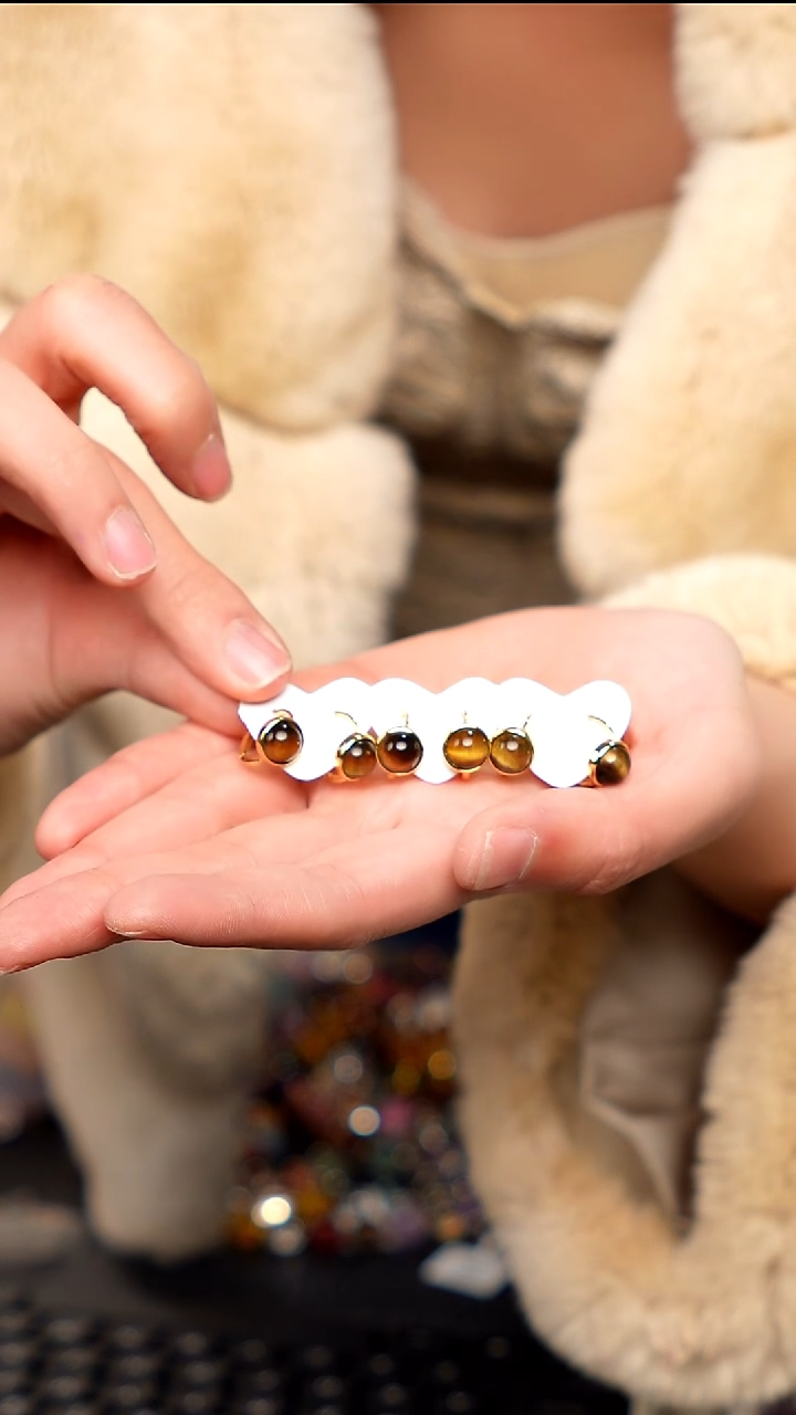 水晶摆件银S925镶嵌108