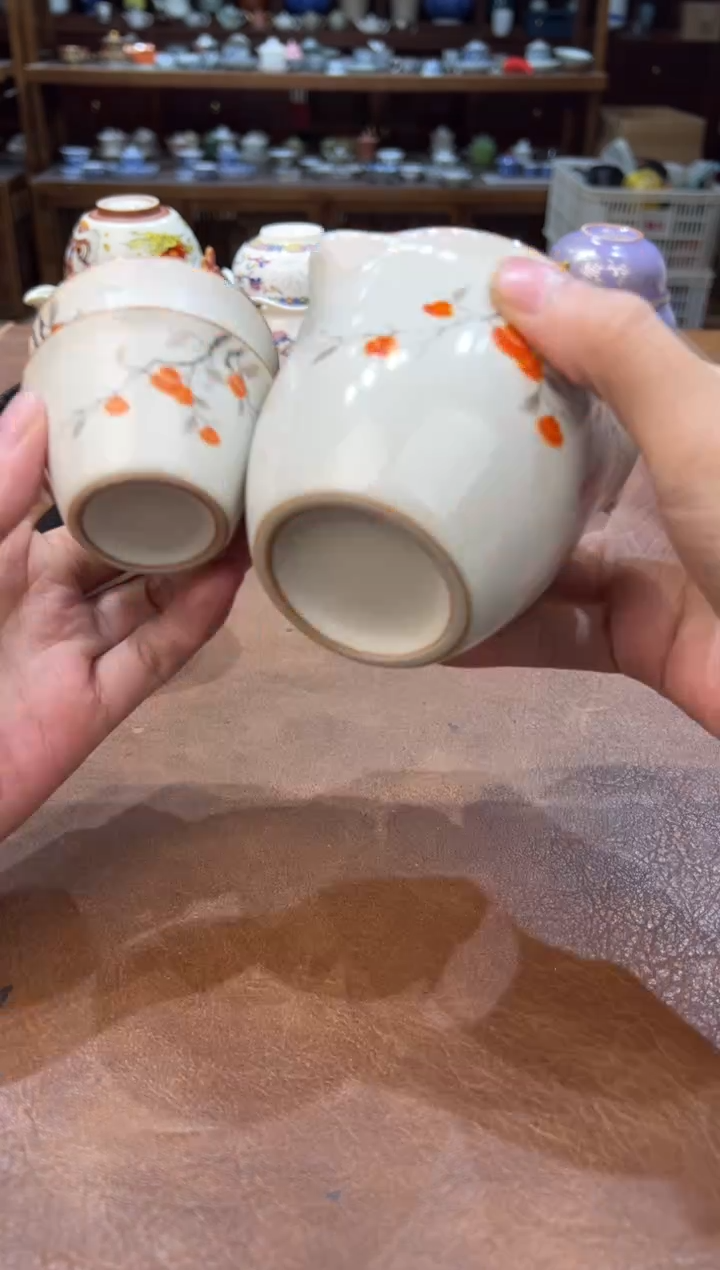 真的很便宜会开片的旅行茶具