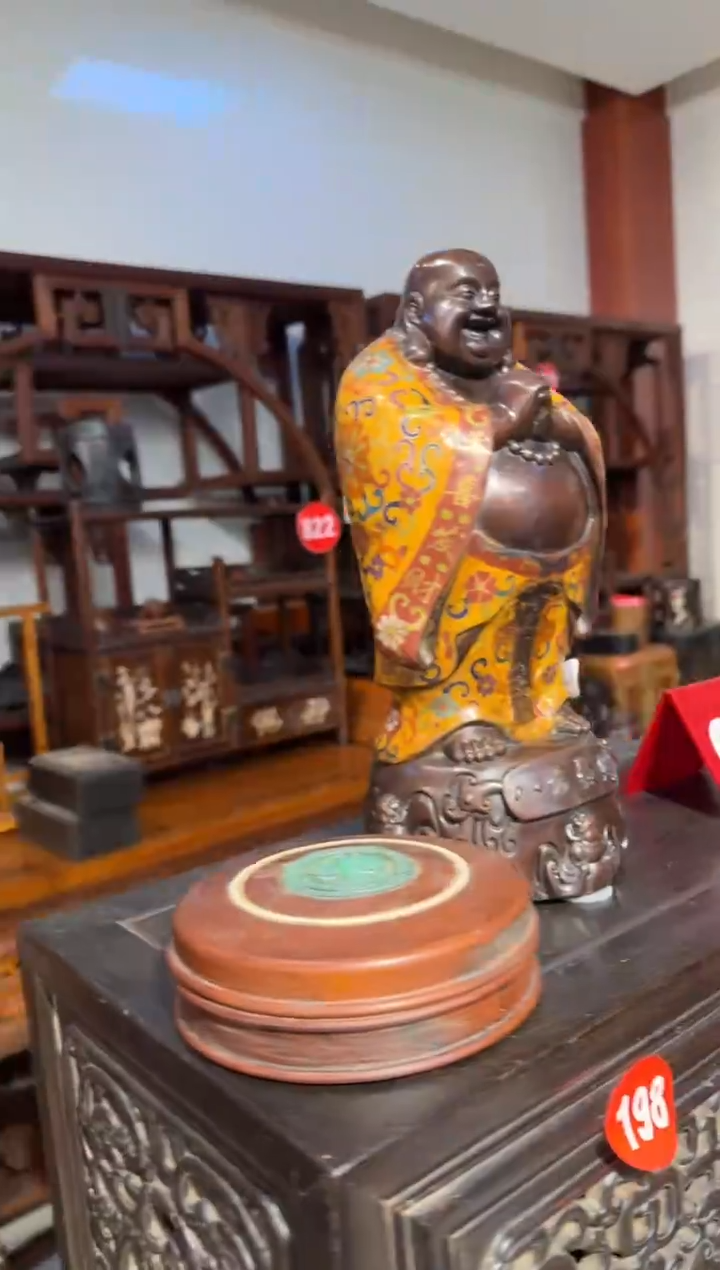 木珐琅彩黄弥勒1600.88888