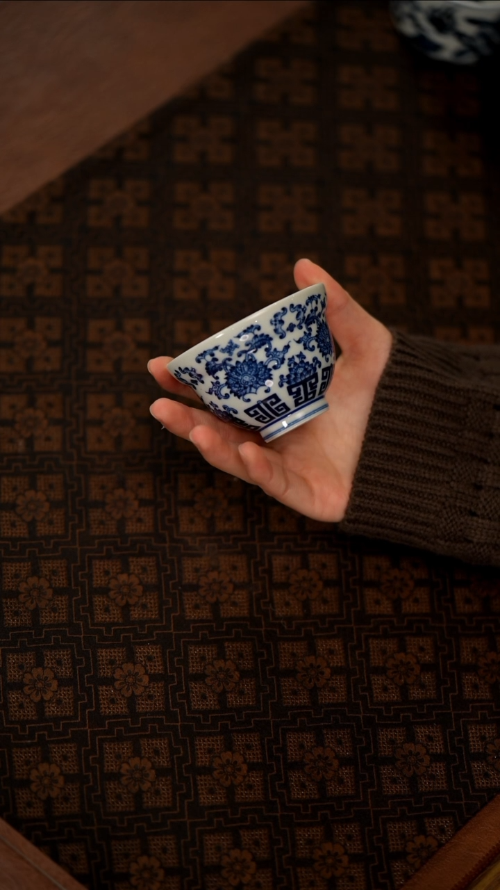 【闪购商品】瓷片景德镇斌芬陶瓷/*收腰撇口杯
