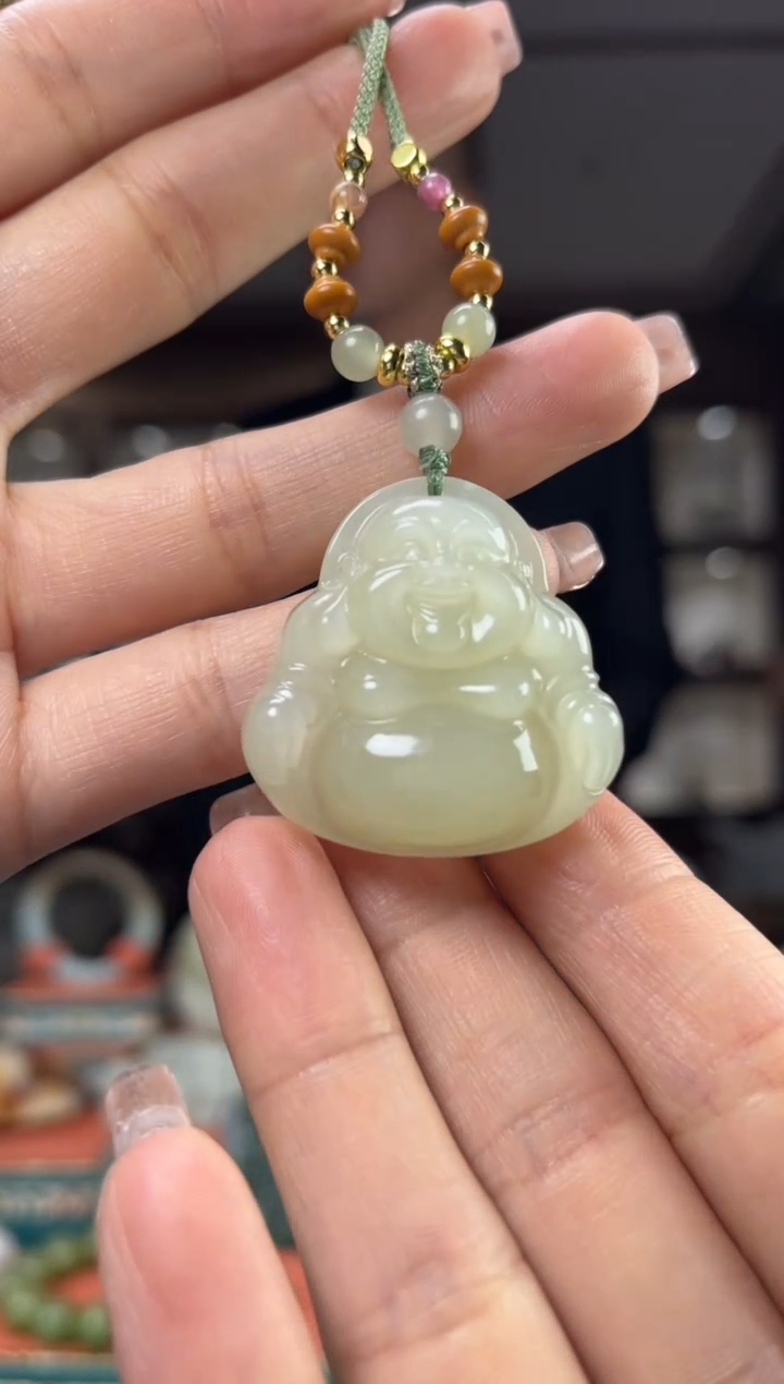 【闪购商品】和田玉颈饰未镶嵌佩佩35mm左右