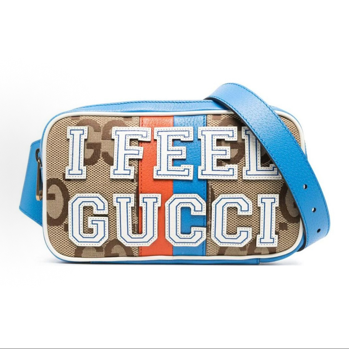 未使用 GUCCI/古驰 古驰多色徽章菱纹/B32