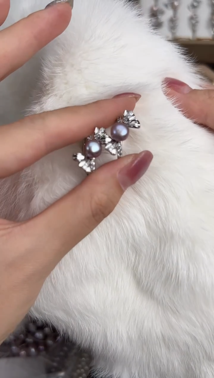 未镶嵌福利淡水珍珠精工镶嵌*糖果戒指