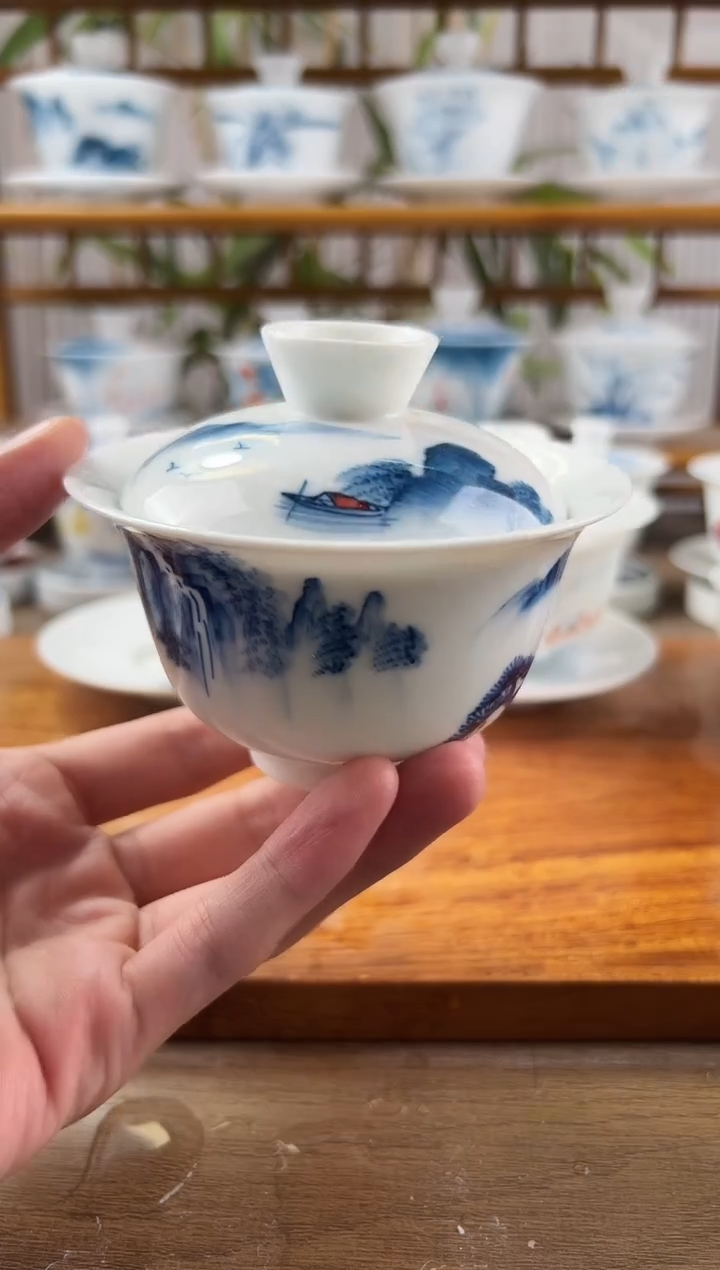 微瑕千里江山180ml不带底碟