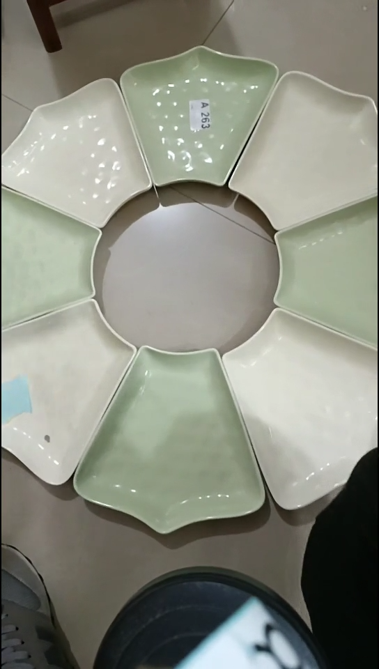 【闪购商品】瓷拼盘8个