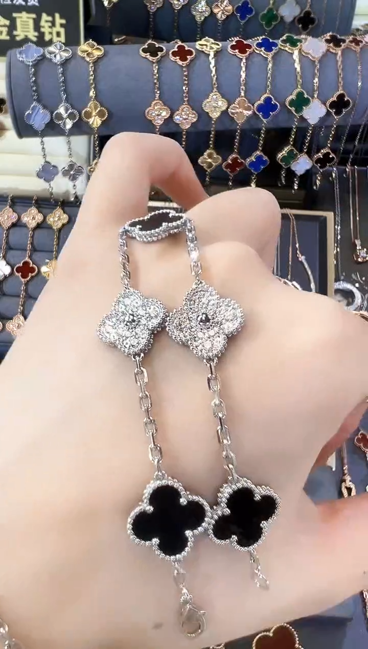 【闪购商品】钻石手链18K金镶嵌18K手链