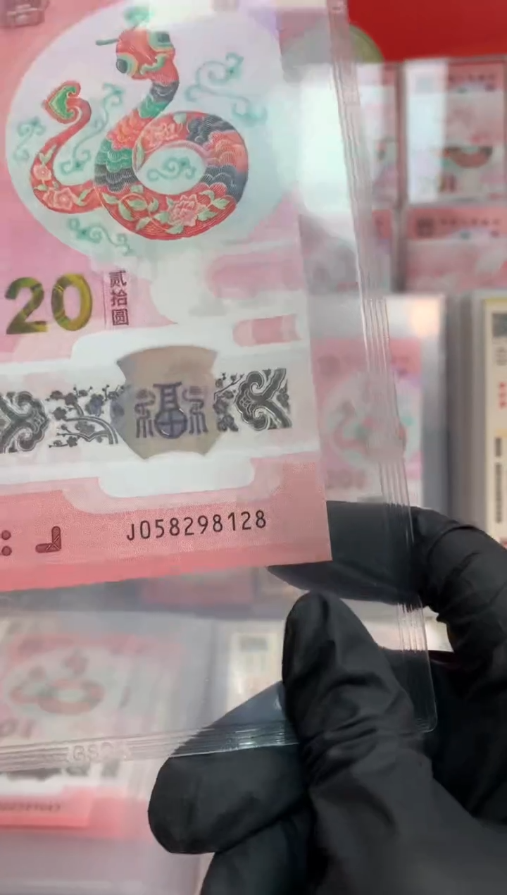 【闪购商品】塑料蛇钞 真钞【单张】8128