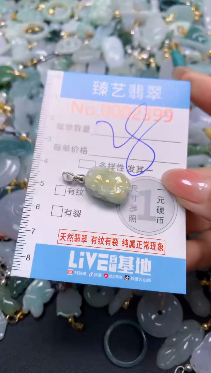 颈饰未镶嵌翡翠2399