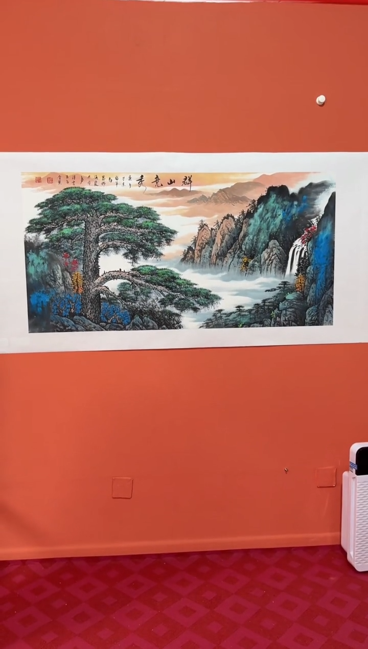 国画李福军国际巡展作品