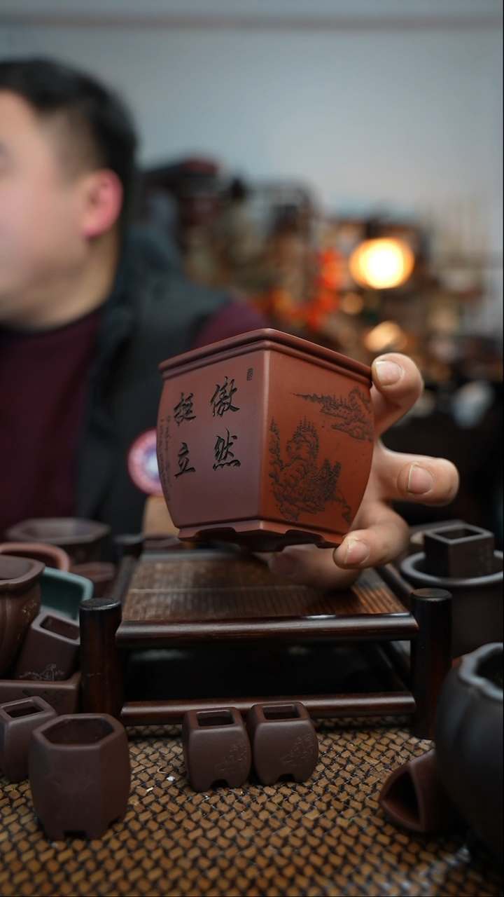 【闪购商品】紫砂花盆長木軒精品紫砂