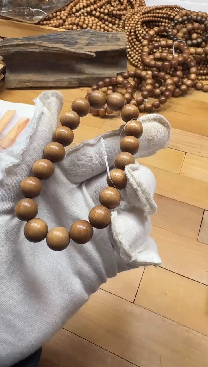 【闪购商品】檀香木手串/手链老山檀香四剖料1.0单圈