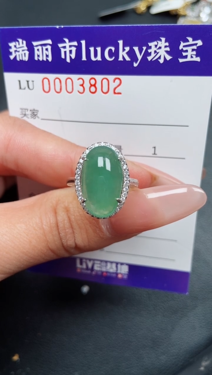 【闪购商品】翡翠颈饰银S925镶嵌3802