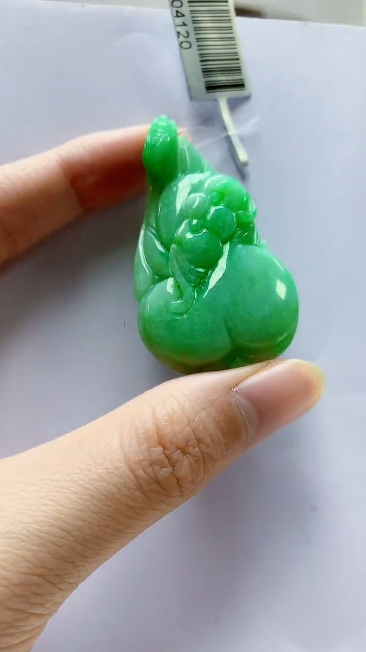 未镶嵌定制翡翠4688zm-毛货挂件111