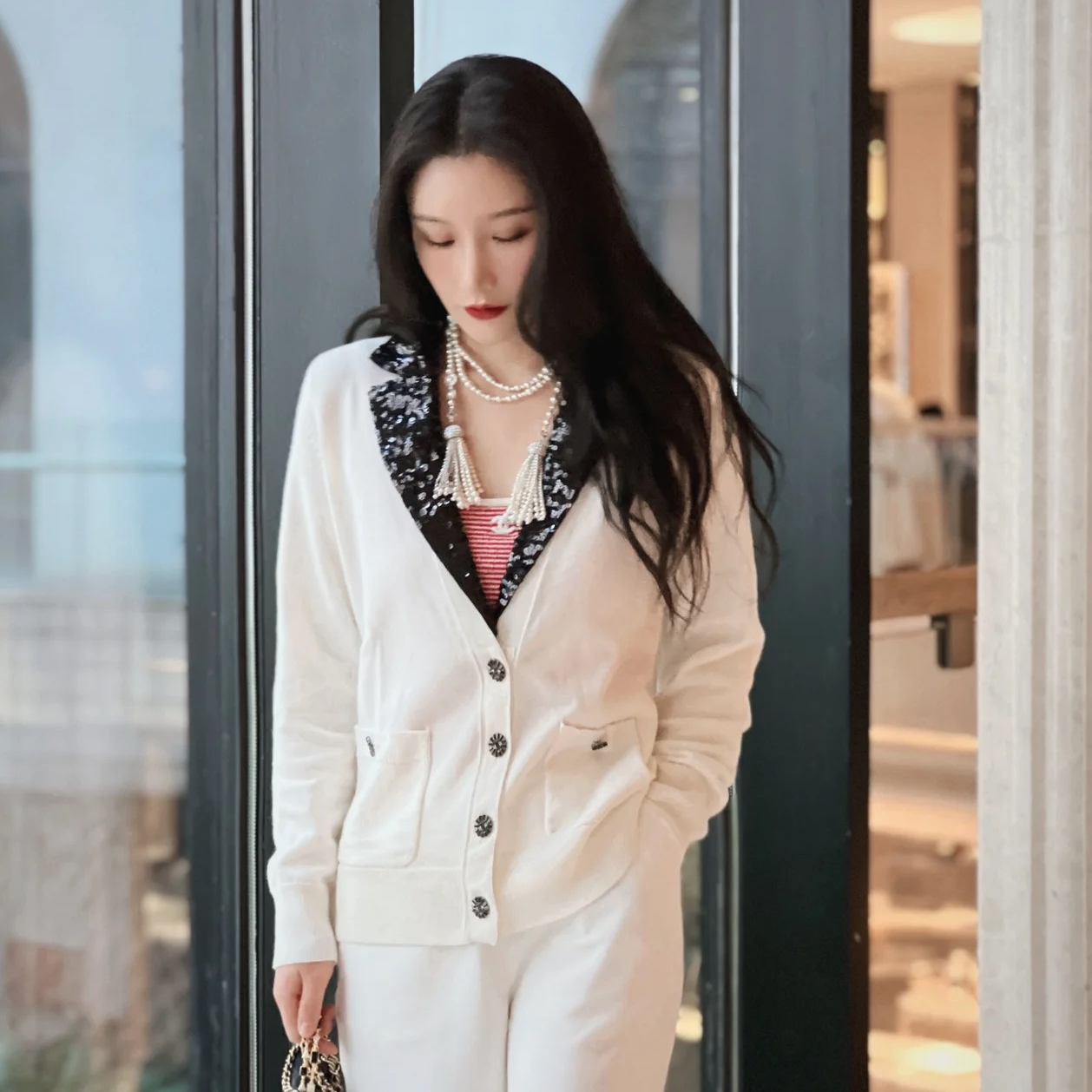 未使用 Chanel/香奈儿 长袖针织开衫